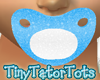 Kids Blue White Pacifier