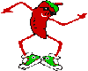 Dancing pepper animated