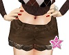 brown lace hotpants