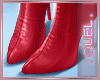 Q " Red High Boots
