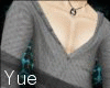+Y+ Open Sweater - Grey
