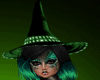Witch Hat Diamond Green