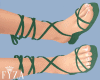F! Sandals Green