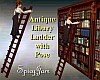 Antq TALL Library Ladder
