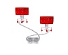 Red Sparkle Lamps