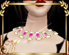 pink diamond Bling neckl