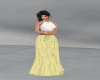 Jupe longue boho jaune