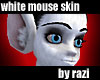 White Mouse Skin