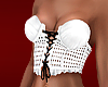 ( tight corset white )