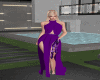 AM*! PURPLE GOWN DRESS