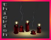 Animated red candles