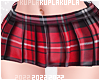 $K Plaid Mini Skirt