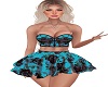 bluewblack roses outfit