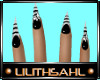 LS~BlackMakayla Nails