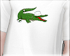 T-Shirt White Crocodile
