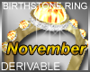 Birthstone Ring November