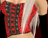 *T* Red Corset w Gloves
