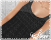 !S! Black Knitted Tank