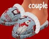 Xmas Couple Slippers F