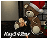 Holiday Bear & Kiss Pose