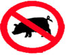 divieto di maiali