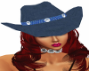 Cowgirl Hat (Denim Blue)