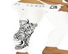 jeans blanc tiger