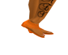 Orange LoveMeDown Sandal