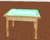clbc oak green top table