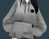 gray eight ball hoodie