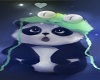 {CL}Panda Blue Framed