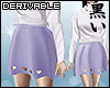 [K] heart skirt