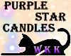 WKK- Candles-Purple Star