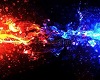 RED BLUE FLAME BCKGRND