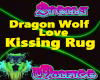 Dragon Wolf Kissing Rug1