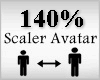 140% Avatar Scaler