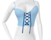 Baby Blue Laced Corset