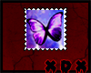 Purple Butterfly Stamp