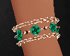 Gold Green Bracelet R