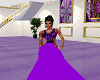 XXL PURPLE LACE GOWN