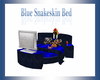 Blue Snakeskin Bed