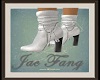 JF BOOTS CHAINED WHITE