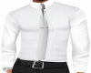 Shirt White & Tie Silver