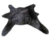 Black Bear Fur Rug