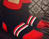 Black and Red Socks