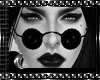 Goth Black Glasses