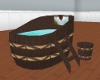 Dark Wooden tub