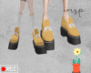 Yellow cute shoes M
