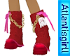 Red Bunny Boots
