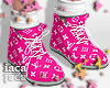 Kid Louis V D Pink Shoes